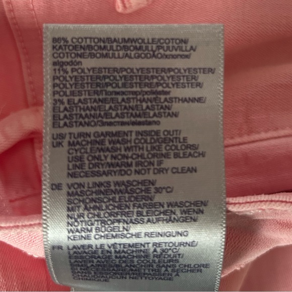 NYDJ pink capri pants size 6P. EUC - Picture 8 of 9